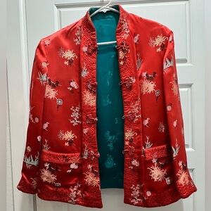 Vintage Reversible Satin Jacket